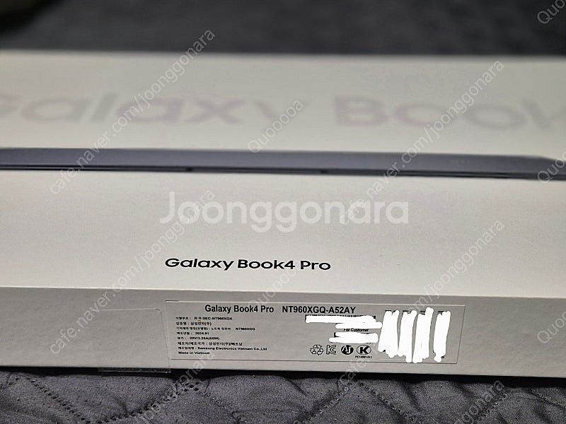 갤럭시북4프로 16인치 1tb 램32G s급--2