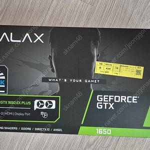 갤럭시 gtx1650 단순개봉 미사용제품 팝니다