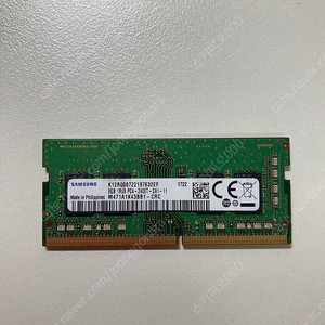 삼성 노트북램 ddr4 pc4-2400t 8g