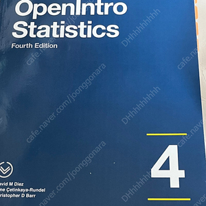 Openintro Statistics 에디션 4