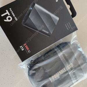 삼성 portable ssd t9 2tb 미개봉새상품 (택포)