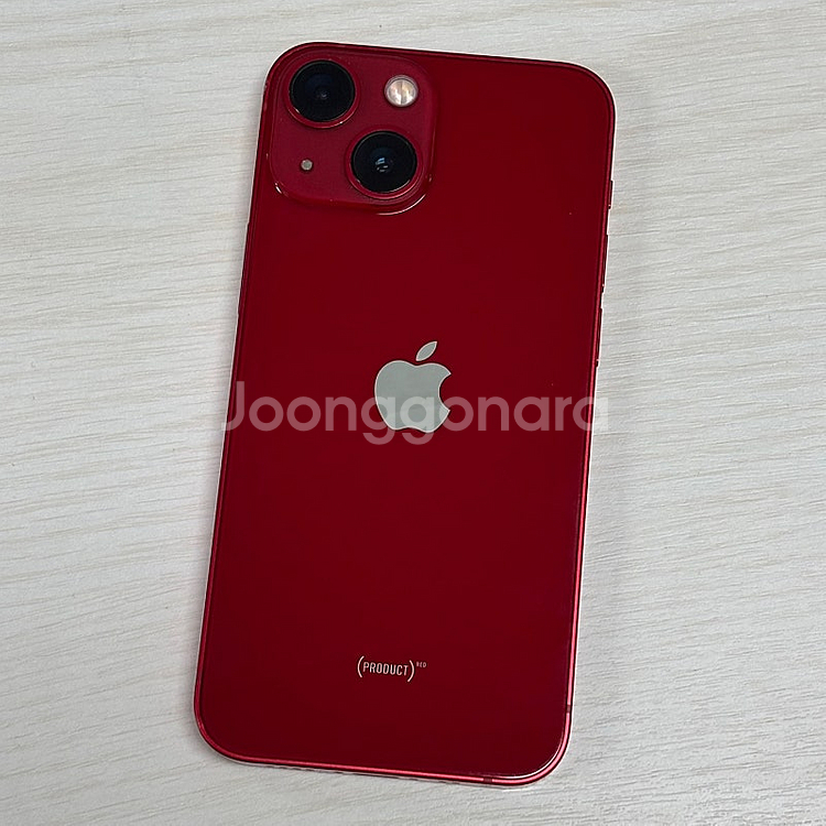 아이폰13미니 레드색상 128용량 무잔상 깔끔한단말기 35만 판매해요--2