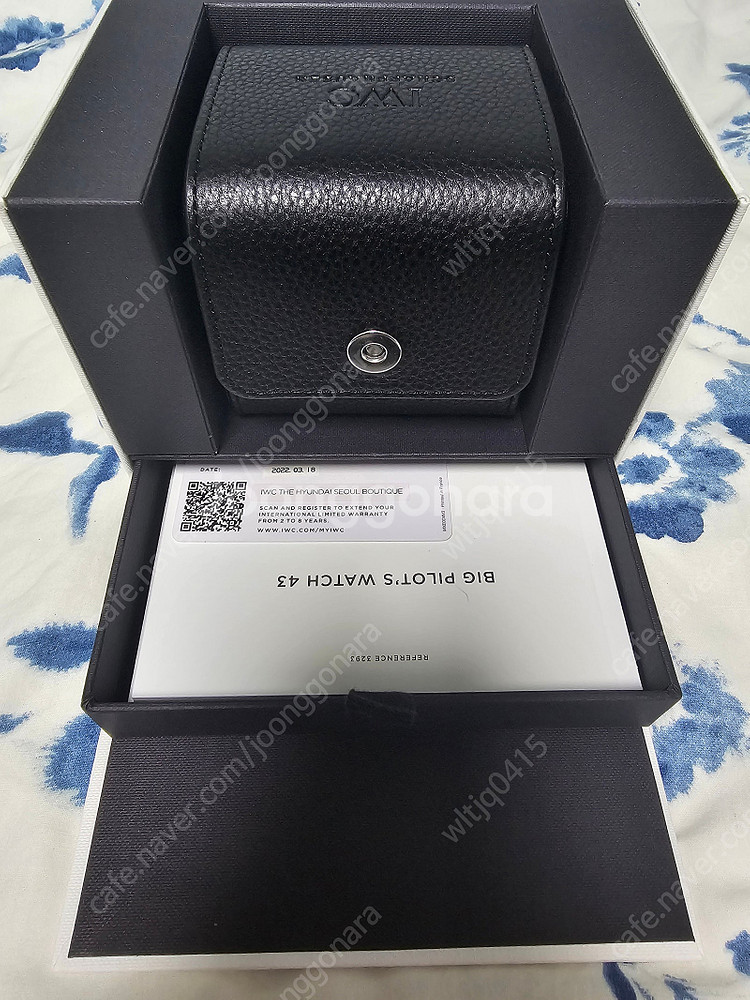 iwc 빅파일럿 43 팝니다.--2