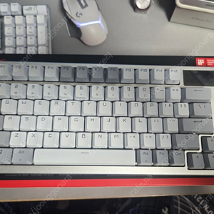 ASUS ROG AZOTH NX MoonLight White PBT 사전윤활 청축 풀박스