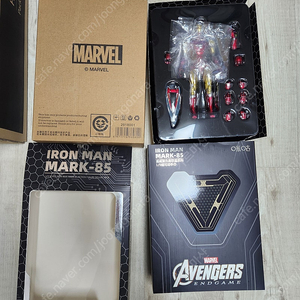 M.W Culture 1/9 Marvel Avengers Endgame Iron Man Mark 85 어깨 파손품 아이언맨 마크85