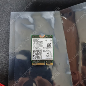 Intel BE200NGW WIFI7, BT5.4, M.2 KEY-E 무선랜카드