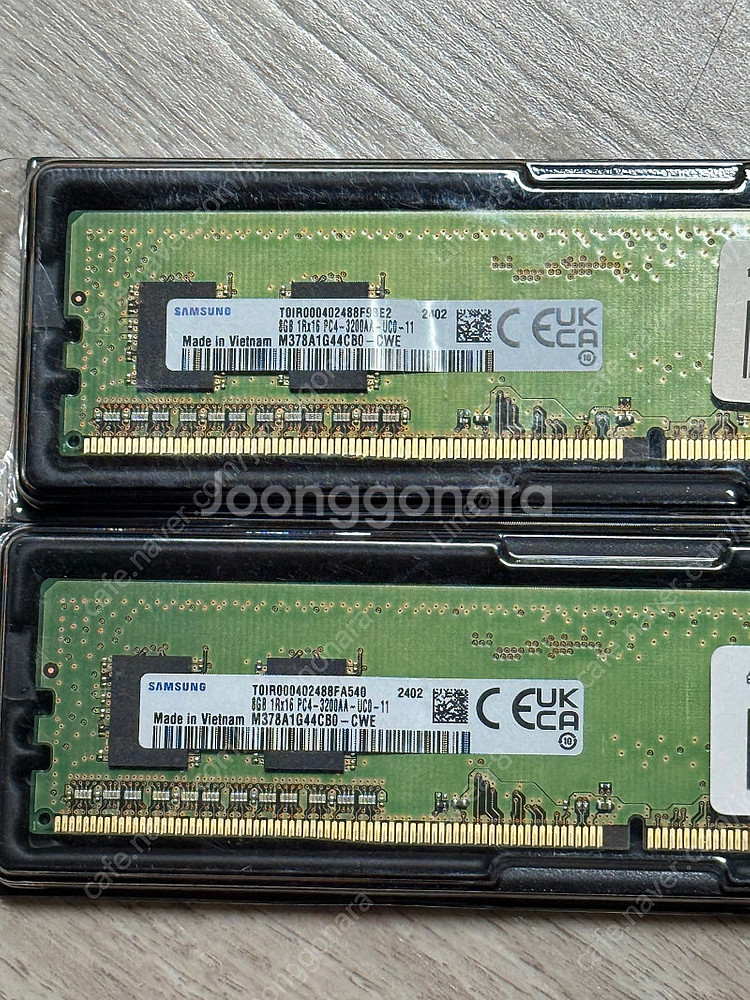 DDR4 3200 8G x2 삼성램 팝니다--0