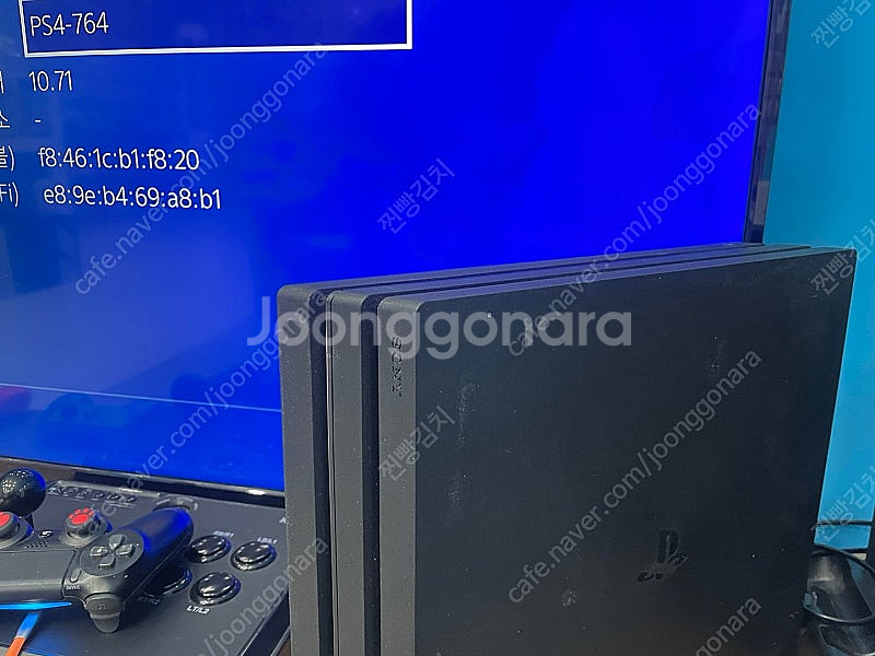 PS4/플스4 프로(Ver 10.71) 본체만 팝니다.--0