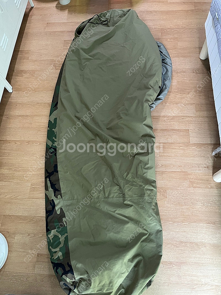 미군 지급용 우드랜드 고어텍스 비비커버+침낭 세트--1