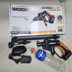 WORX 웍스 20v wg629 하이드로샷 고압세척기