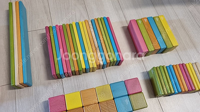 테구 원목 자석 블럭 택포--1