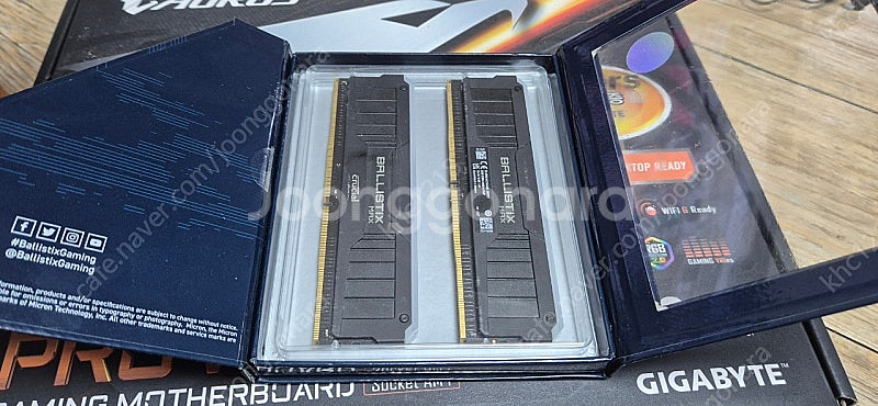 x570 aorus pro wifi 보드 + 워터블럭 ...--7