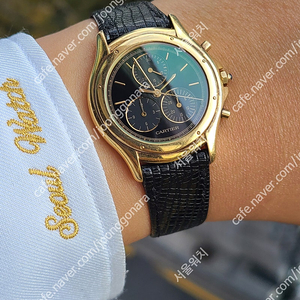 [정품] 까르띠에 팬더 쿠거 크로노그래프 18K 금통 L 라지 (Cartier Panthere Cougar Chronograph LM)