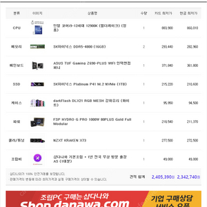 4090 12900k 고사양 pc