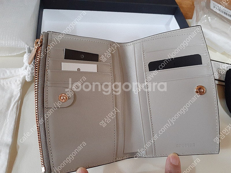 에스콰이어 지갑 새거 소가죽입니다 무료돈전.카드지갑등 ...--5