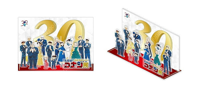 명탐정 코난 30주년 전시회 아크릴 스탠드 디오라마--1
