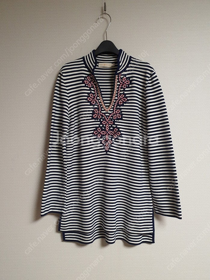 토리버치 TORY BURCH 자수 디테일 튜닉 니트 S...--2