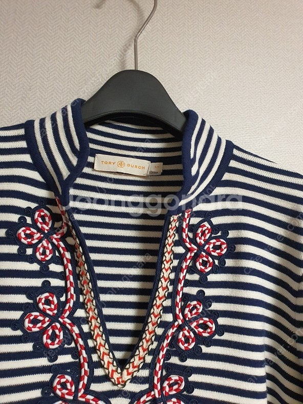 토리버치 TORY BURCH 자수 디테일 튜닉 니트 S...--3