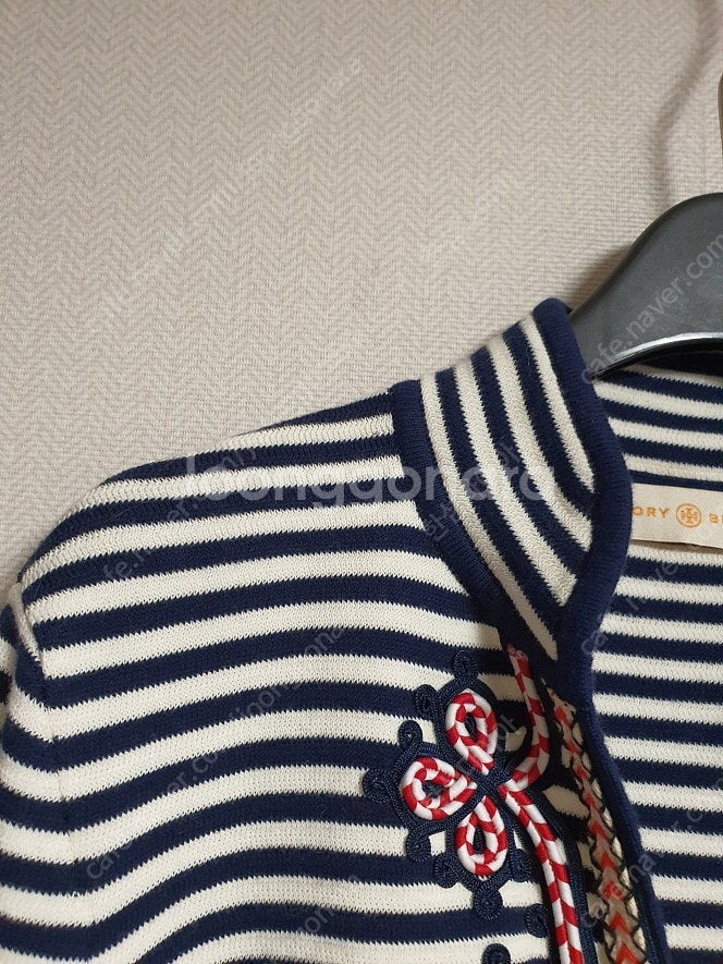토리버치 TORY BURCH 자수 디테일 튜닉 니트 S...--4
