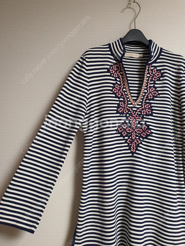 토리버치 TORY BURCH 자수 디테일 튜닉 니트 S...--7