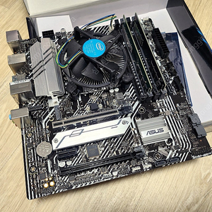 [컴퓨터] 인텔 코어 I3-10100 + ASUS PRIME B560M-A + 16GB DDR4 RAM 판매합니다