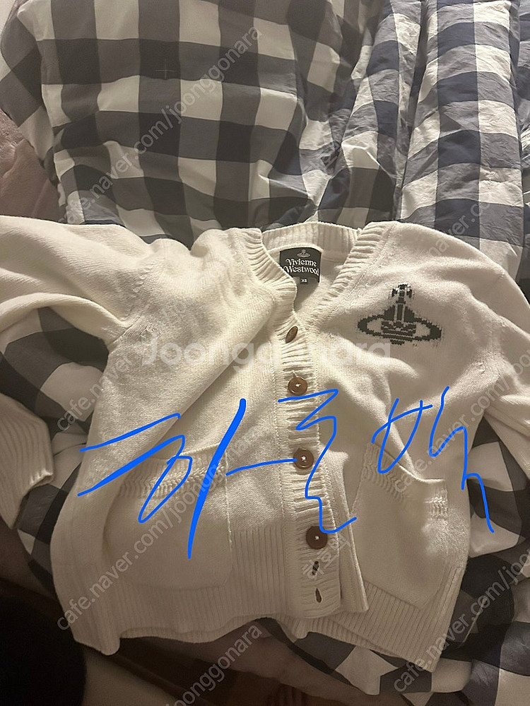 비비안웨스트우드 앵글로 매니아 가디건--0