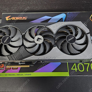 4070ti 어로스마스터 12gb 판매합니다