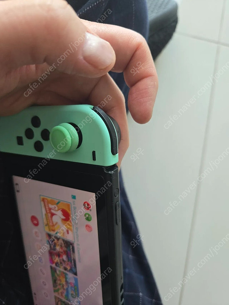 닌텐도 스위치 동숲 에디션 풀박 + 게임3--3