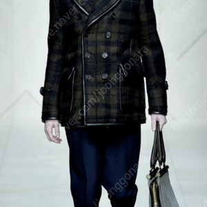 버버리 프로섬 2011fw 컬렉션 밍크 체크 무스탕 코트 48