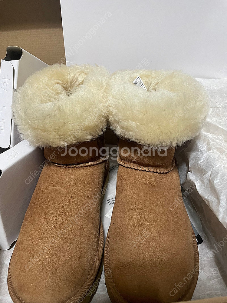 어그 ugg 스티치 클래식 숏부츠 7사이즈 (240) ...--3