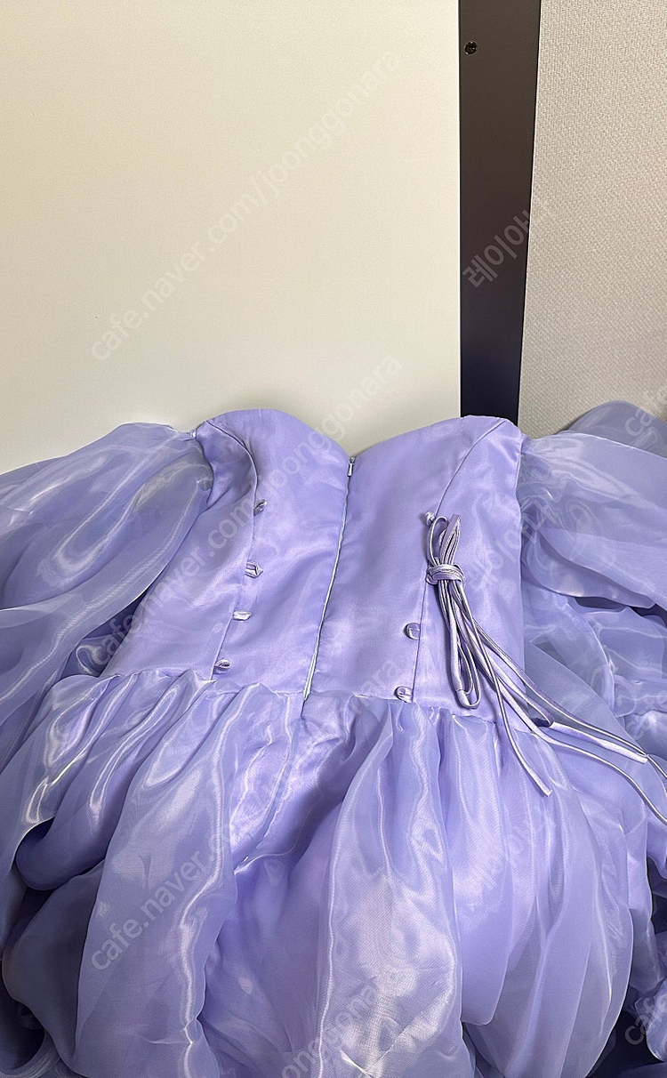 셀프웨딩 유색드레스, 연보라드레스(가격최종인하) 이미지