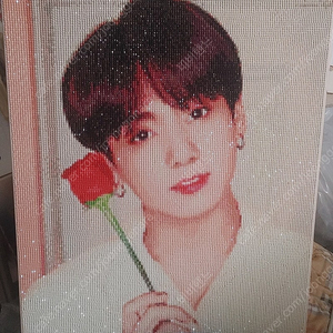 방탄 전정국 보석십자수 완성품