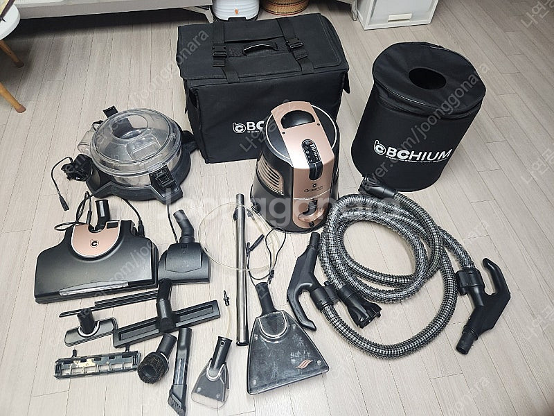 비치움 클린맥스 건식습식청소기 풀세트팝니다--0