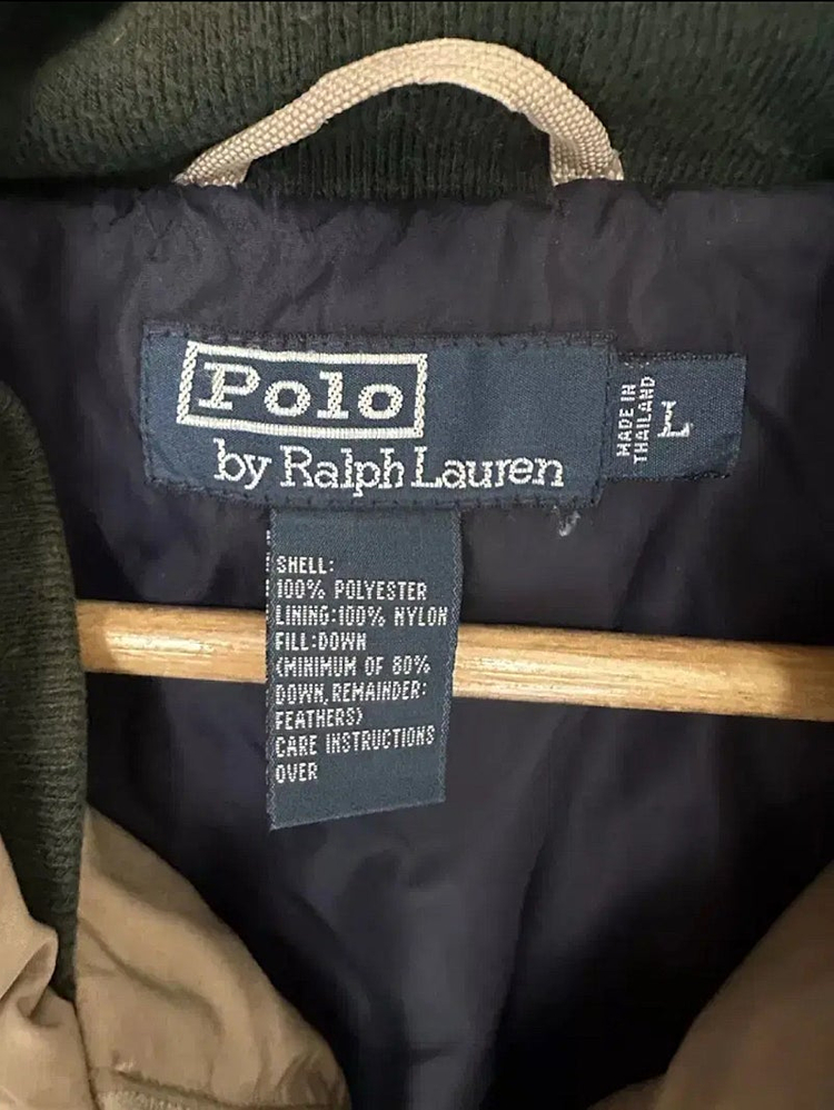 폴로 랄프로렌 푸퍼 다운 자켓 패딩 베이지 L 팔라스--3