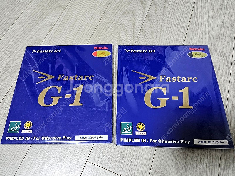 탁구러버 파스탁 G1 새제품 2장--0