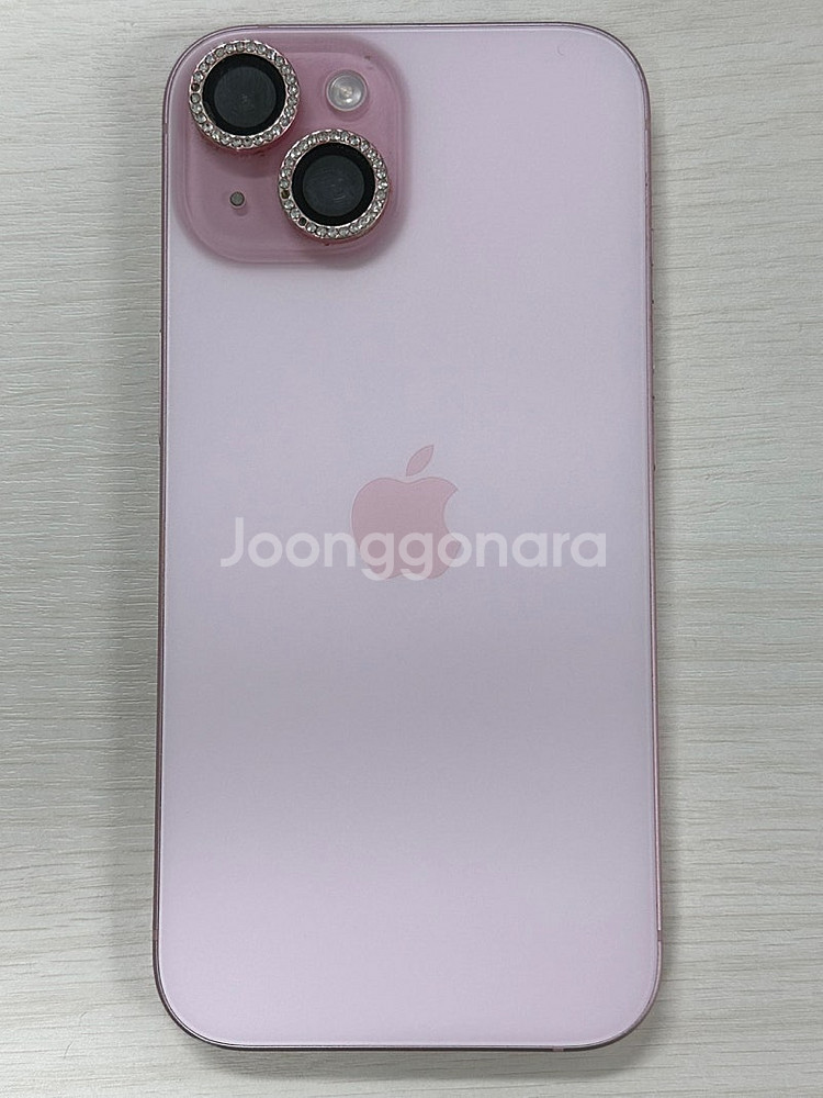 아이폰15 핑크색상 256용량 상태좋은 무잔상 단말기 ...--2