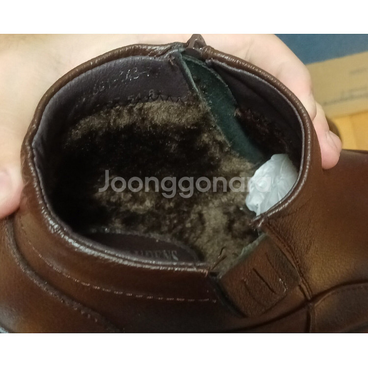소가죽 방한화 265 270 워커 부츠 남자 지퍼--6