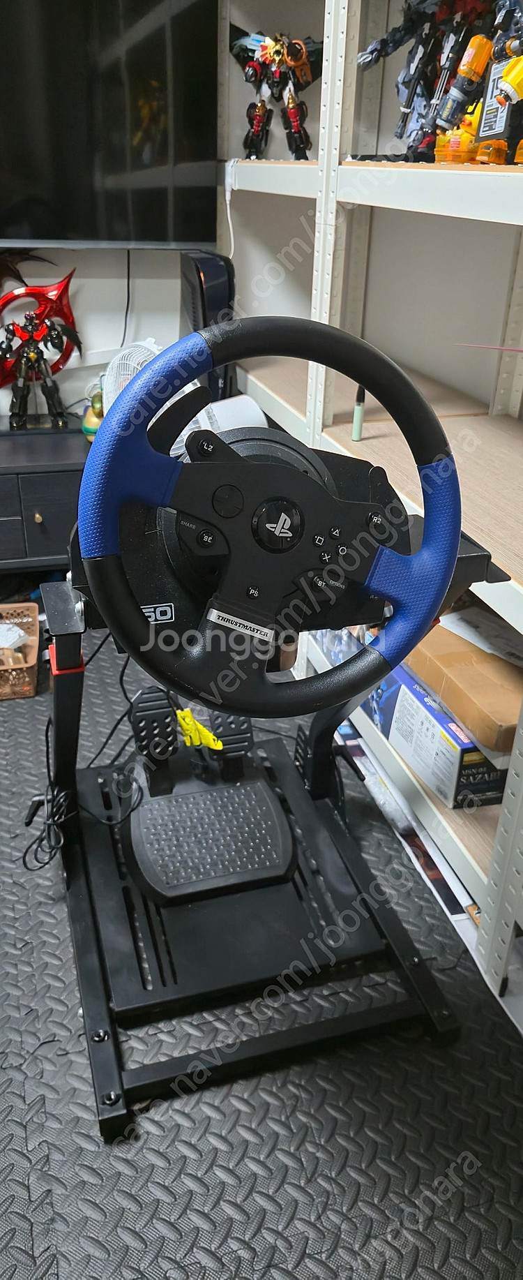 트러스트마스터 T150 2페달 거치대포함--0