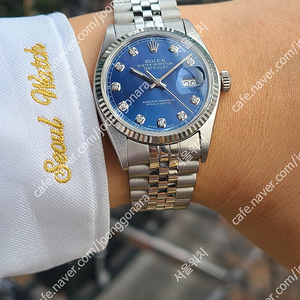 [정품] 롤렉스 데이저스트 36 청판 10P 텐포인트 다이아 (Rolex Datejust 36 Blue 10P Diamond Dial)