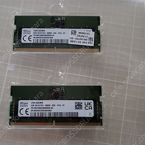 하이닉스 노트북 메모리 DDR5 8G 5600Mhz(PC-44800) 2개(부산)