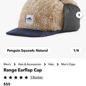 파타고니아 군밤모자 Earflap Cap