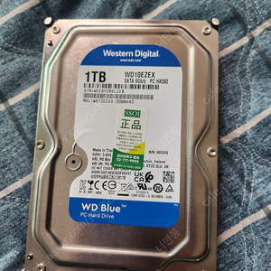 WD 1TB BLUE WD10EZEX 중고팝니다 택포