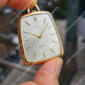 [정품] 롤렉스 셀리니 포켓워치 목걸이 18K 금통 소장품 (Rolex Cellini Pocket Necklace 18K Solid)