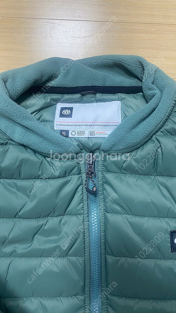 686 서멀 퍼프 스노우 보드 자켓 XL--1