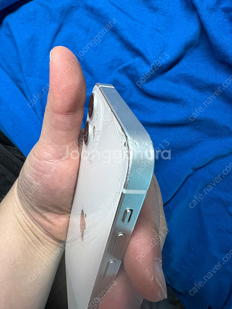 아이폰 12 미니 64g 뒷면 파손--4