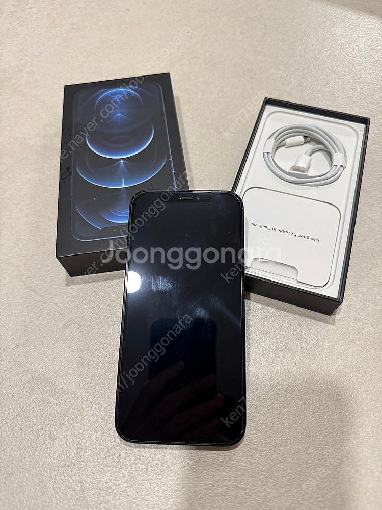 아이폰 12 pro 프로 512gb 배터리 100% 판...--6