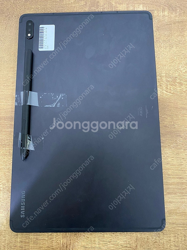 갤럭시탭S8+플러스 128G 중고 단품 블랙 LTE--5