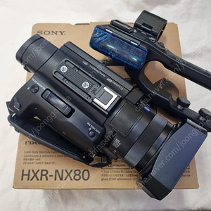 소니 HXR-NX80 캠코더 신동급 판매합니다 ax700상위모델