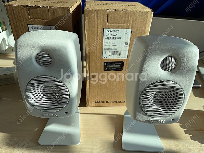제네렉 Genelec G1 스피커 한쌍 + 정품 스탠드...--0