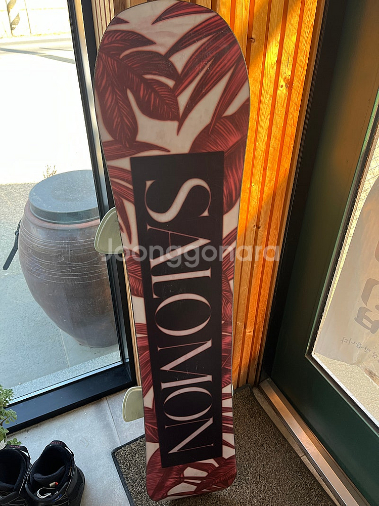 살로몬 데크 144 / 버튼 바인딩+ 부츠235--6